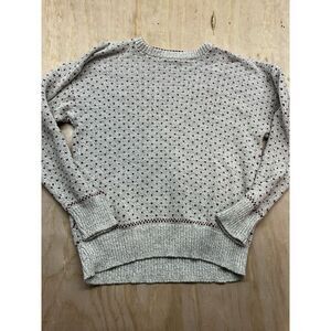 VTG Authentic Issue 90 Mens Sweater Size Large - L Gray Red checks hearts Cosby